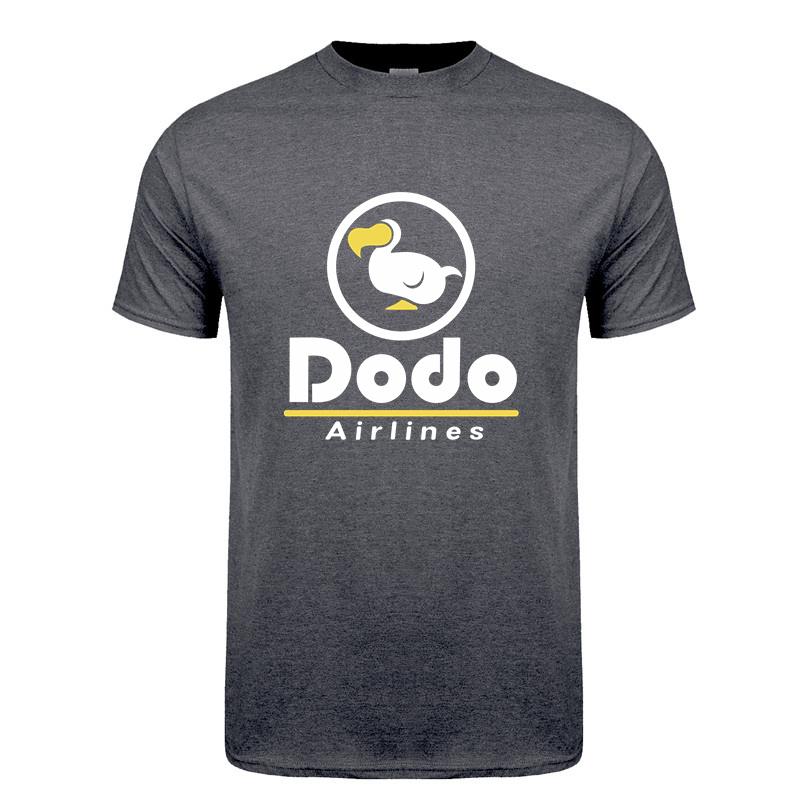 

Dodo Airlines T Shirt Summer Men Cool Cotton Short Sleeve Dodo T-shirts Unisex Gift Tops Tee LH-367 2XL
