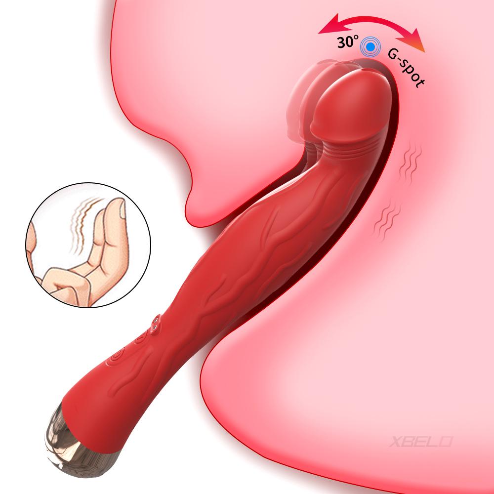 G Spot Vibrator Finger Vibrators Dildo Clitoris Stimulator Vagina Vibrat for Beginners Masturbator Massager Sex Toy for Women 18