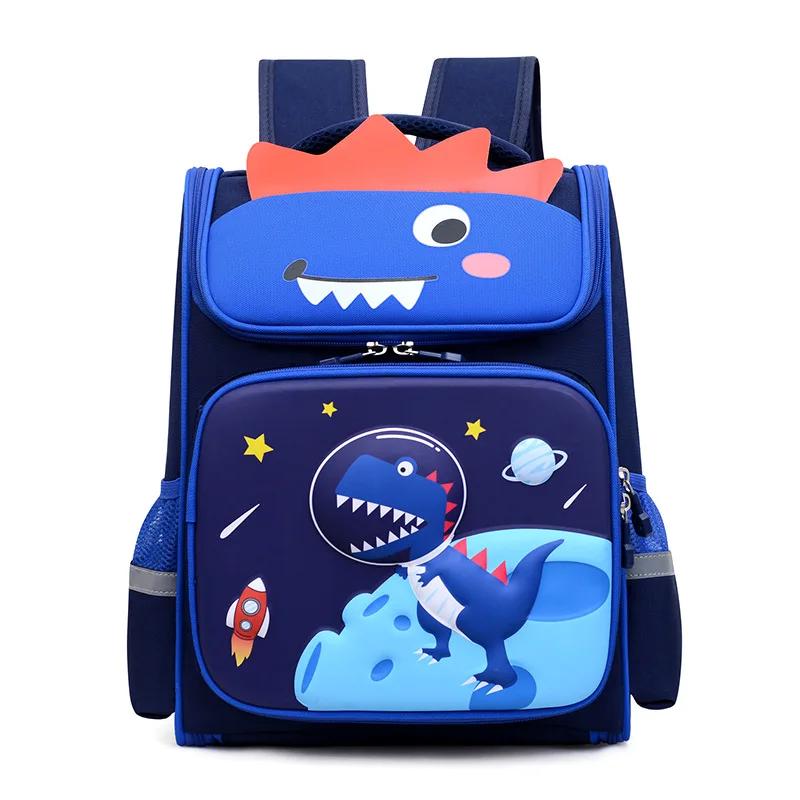 Cartoon School Backpacks for Girls Boys Waterproof Orthopedic School Bags Kids Primary 1-3 Grade Children 3D Schoolbags Mochila