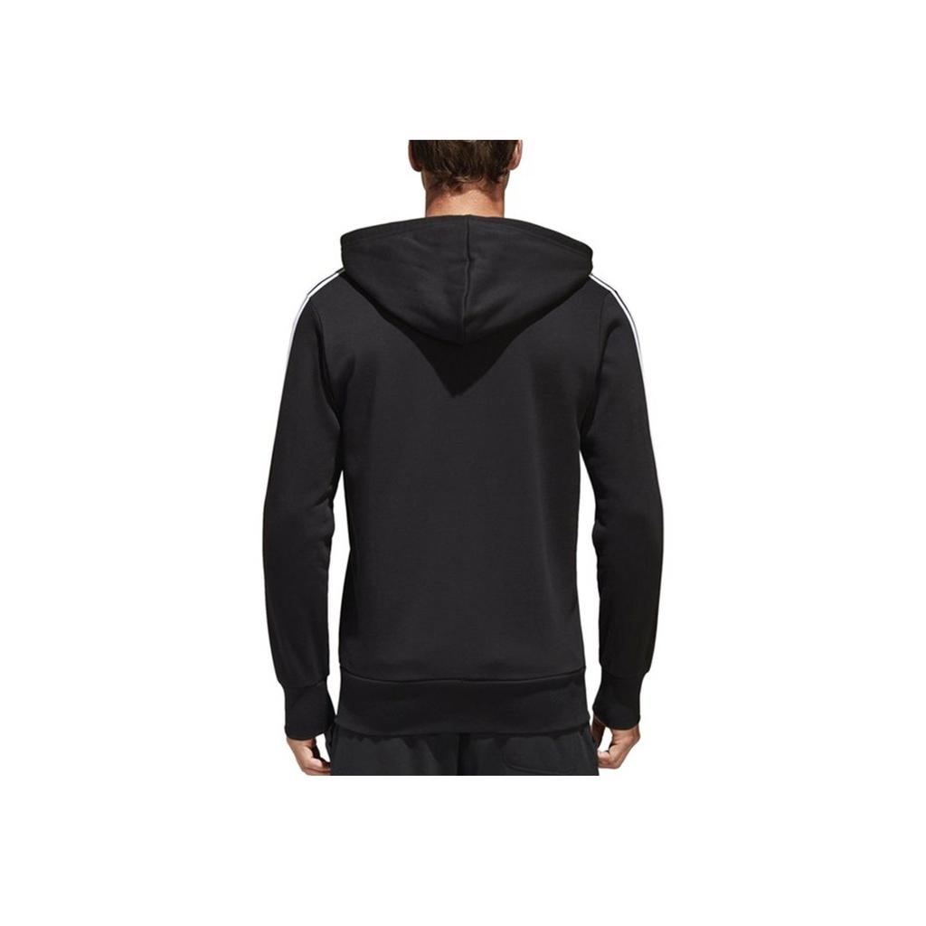 adidas Klassische Sport-Kapuzenjacke mit drei Streifen für Herren Oberbekleidung Schwarz S98786