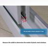 4Pcs Home Garden Door Sliding Roller Double Wheel Glass Door Sliding Rollers Push Pull Window Pulley Door Hardware