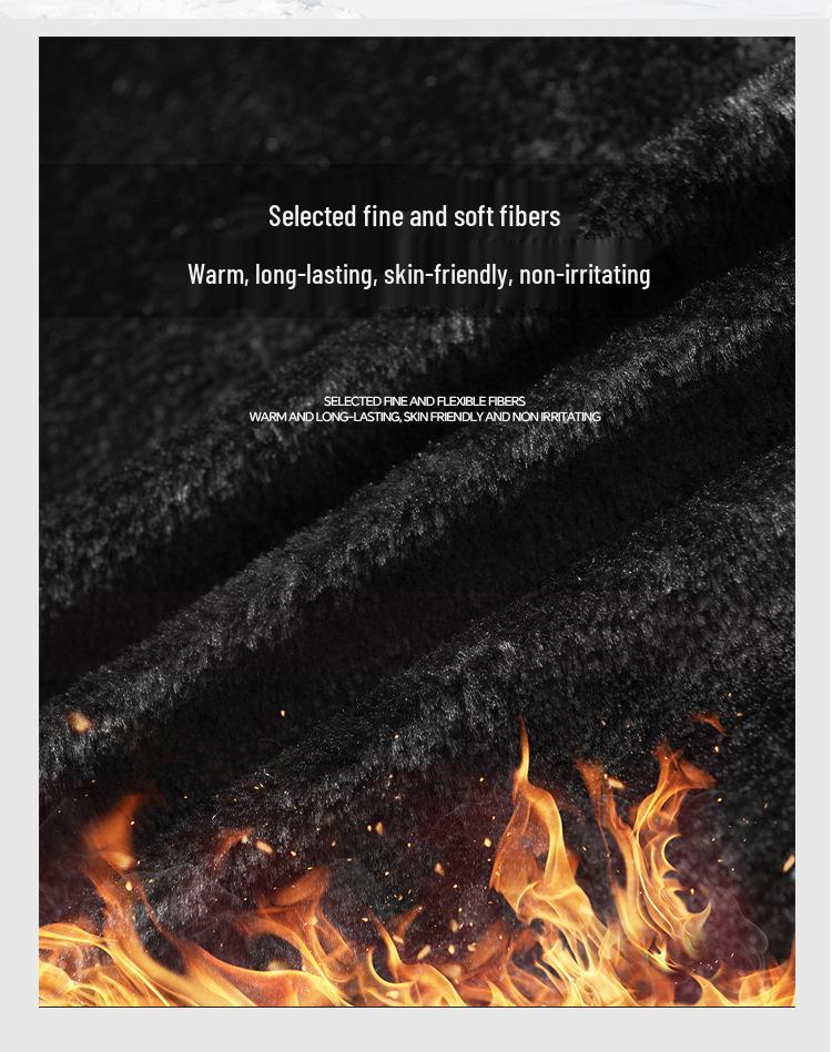 Men's Winter Down Cotton Jacket with Detachable Hood - Thick, Velvet-Lined, for Middle-Aged & Elderly, European Size.