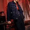Levis Denim Jacket With Collar Men Jackets Dark-Denim A0142-0000
