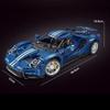 Technic GT Blue Red Super Car 1:8 Model Race Vehicle Building Blocks Bricks Childrens Kids Birthday Thanksgiving Gift