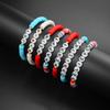 Cross-border 6-Piece Christmas Gift Set: Red & Green Polymer Clay Letter Beaded Elastic Bracelets
