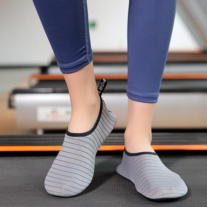 Oddychające Antypoślizgowe Buty do Jogi dla Mężczyzn i Kobiet: Lekkie, Miękkoszelowe Obuwie Fitness i Taneczne