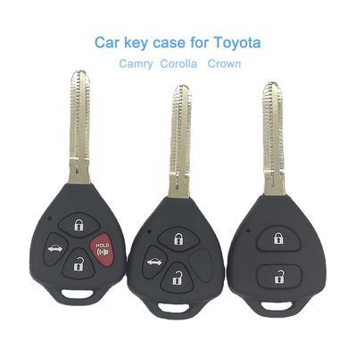 Puzdro na kľúče do auta pre Toyota Camry Rav4 IQ Auris Mk I Vitz Yaris Corolla E150 Icon Porte 2/3/4 tlačidlá