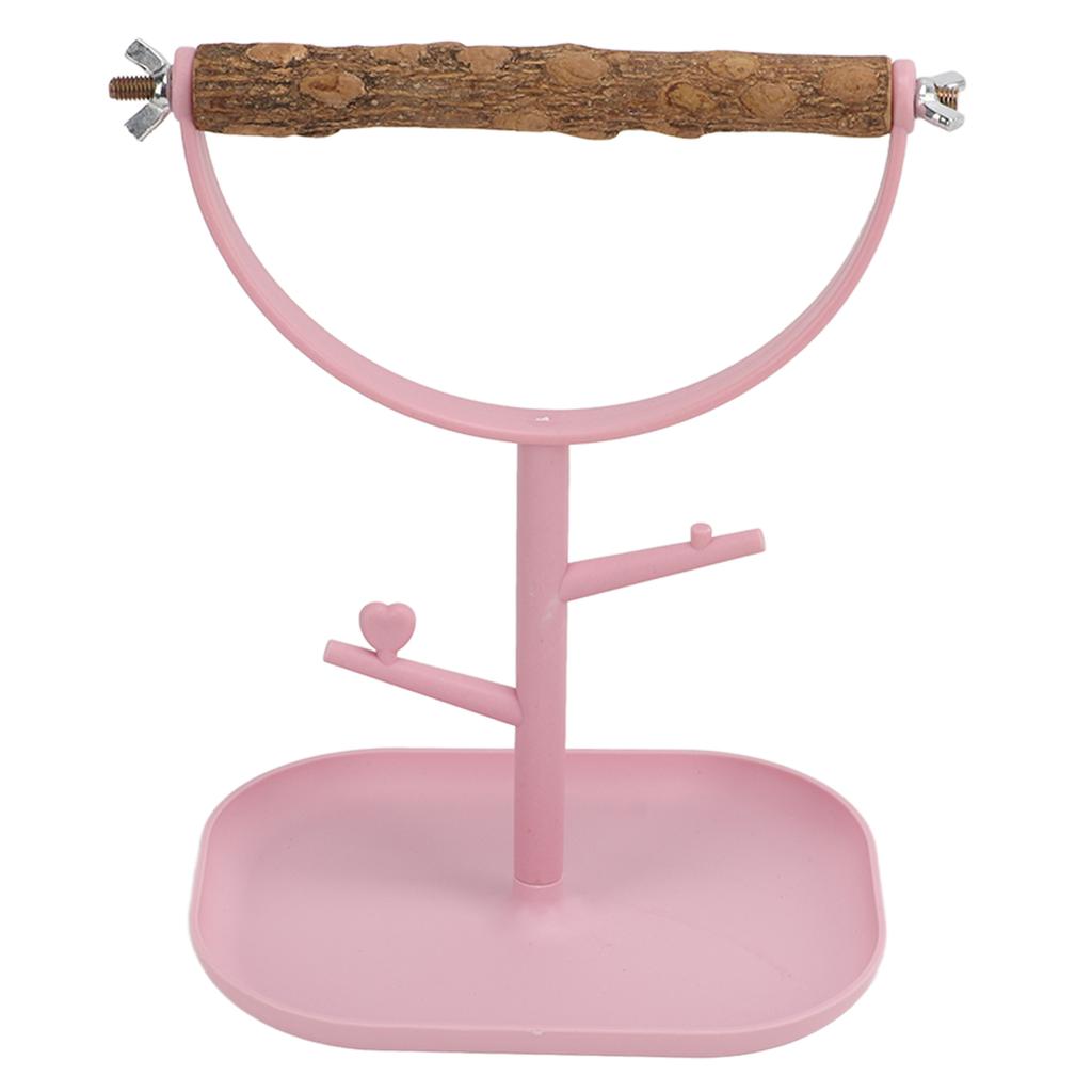 Bird Stand Tabletop Portable Parrots Play Training Tabletop Perch for Small Medium Parrots