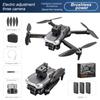 Nový YT152 MINI Drone 8K Tři kamery Wiif Optické polohování toku Vyhýbání se překážkám Bezkartáčové dálkové ovládání Čtyřosé letadlo Hračka Dárek Děti