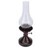 Vintage Table Lamp with Crackled Glass Shade 40W E27 Rustic Small Antique Desk Lamp Bedside Decor for Farmhouse Bedroom