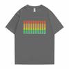 Popolare Equalizzatore Attivo al Suono El Tshirt Equalizzatore Light Up Down Led Tshirt Lampeggiante Attivato dalla Musica T-shirt a LED Unisex Unisex Tee