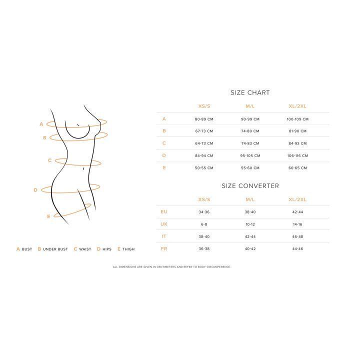Obsessive - Nuites Ensemble Trzyczęściowy - Czarny