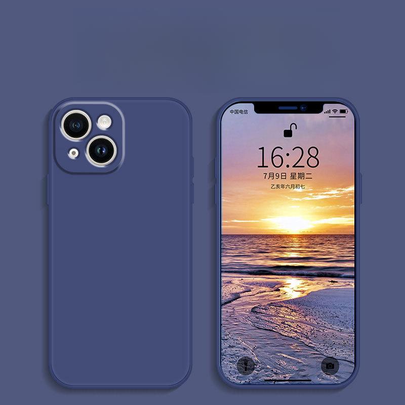 Suitable for Apple 14 Phone Case, 14 Pro, Anti-drop 14 Plus, Silicone 14 Pro Max Protective Case, All-inclusive for Both Men and Women