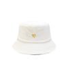 Embroidered Cotton Fisherman Hats for Women Girls Stylish Heart Design Beach Sun Protection Adjustable Fit