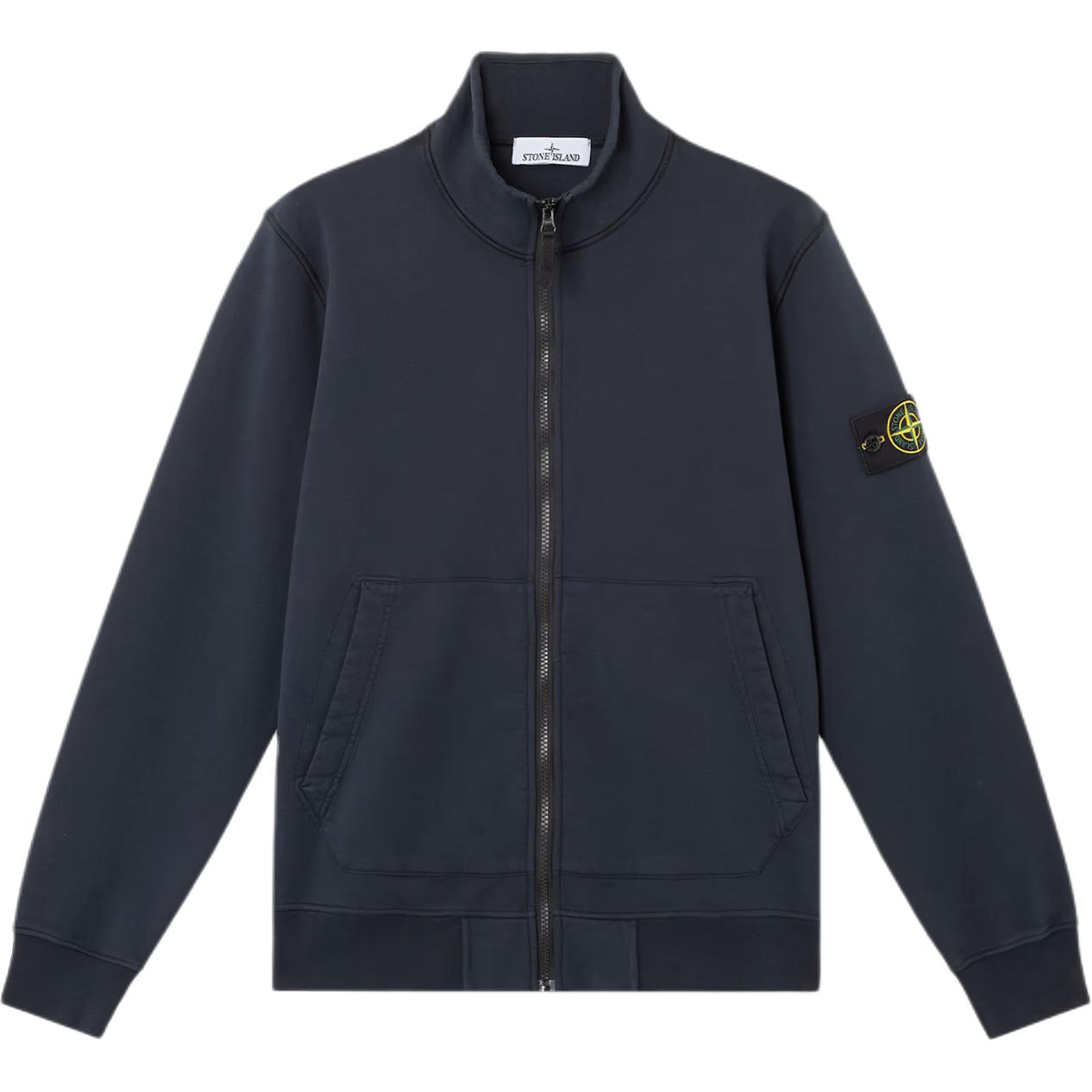 

STONE ISLAND Куртка с логотипом, на молнии, с длинным рукавом, мужская, куртка, темно-синяя, K1S1561006-43S0051-V0020 XXL