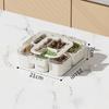 Multi-Grid Spice Storage Box: Airtight Food-Grade Containers for Star Anise, Sichuan Peppercorn, and More.