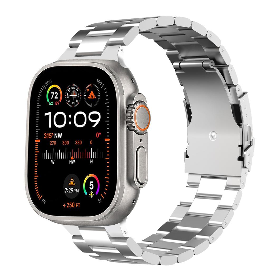 Titanium Bracelet For Apple Watch Ultra 2 49mm 45mm 44mm 42mm Mens Business Band For iWatch Series 9 6 5 4 Se 7 8 Metal Bracelet