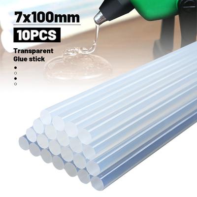 10 buc. 7mm/11mm Bețe de Adeziv Termofuzibil Albe Transparente Pentru Pistol cu Adeziv Termofuzibil Electric Instrumente de Reparații DIY Meșteșuguri Accesorii