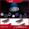 2026 Hot Car Door Welcome Light LED HD Projector Lamp For Mercedes Benz A B C E M Class AMG W166 W246 W176 W204 W205 X164 GLE GL