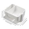 Rotating Makeup Sponge Holder, Breathable Organizer and Storage Box for Bathroom Vanity White 1