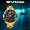 SKMEI 1649 Chrono Alarm Male Clock Reloj Hombre Dual Movement Sport Mens Watches Rotatable Ring Quartz Digital Men Wristwatches