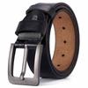 Men's Retro Pin Buckle Leather Belt - Genuine Cowhide, Plus Size
