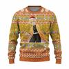 Demon Slayer 3D Print Casual Base Layer Shirt Christmas Loose Crew Neck Sweatshirt 0054