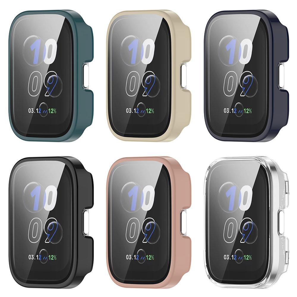 Custodia Protettiva per PC + Pellicola Temperata per Huami Amazfit Bip 5 Unity Guscio Paraurti Rigido Anti-caduta Copertura Schermo Intero per Bip5 Unity