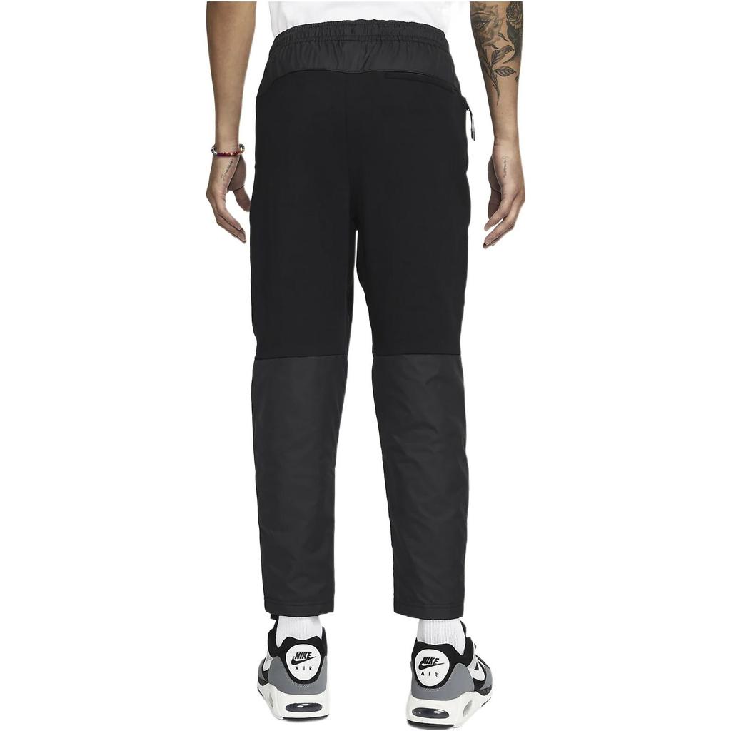 Nike Casual Pants Men's Black Moderate Straight Fit Pants DD7013-010