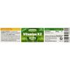Greenfood vitamine k2 (mk7, all-trans), 200 mcg, dose élevée, 120 gélules, vegan. sans additifs artificiels.