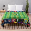nrl teams oval Throw Blanket