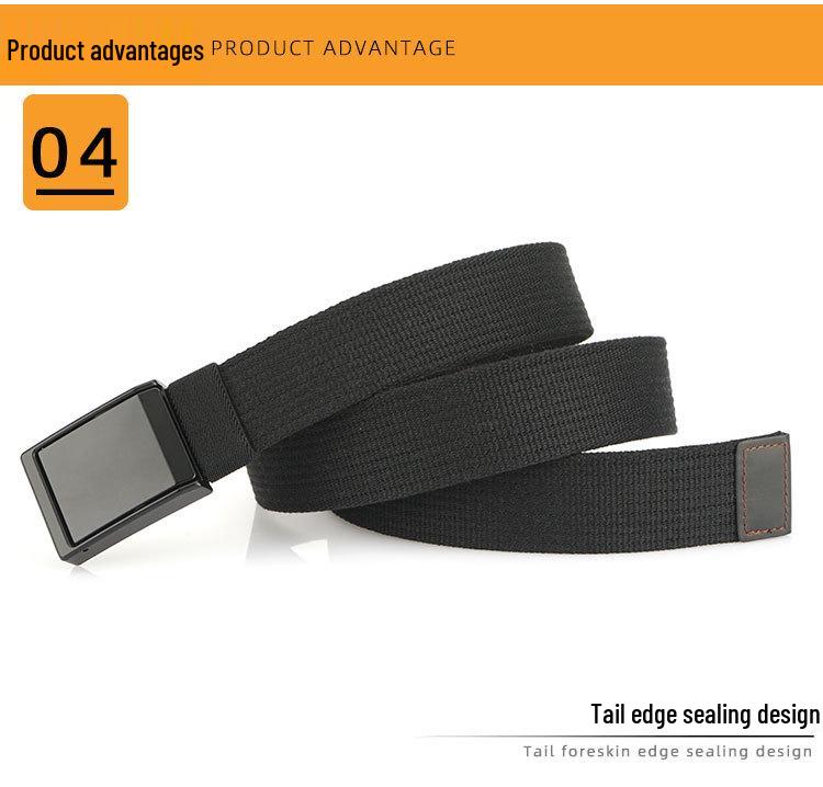 Cintura Sportiva in Tela Trendy da Uomo 2025 - Tessuto Versatile, Casual per Esterno e Jeans