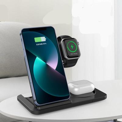 Bezprzewodowa ładowarka 3 w 1 stacja dokująca do szybkiego ładowania dla Iphone 14 13 12 11 Pro Max Apple Watch 8 7 6 Iwatch Airpods Pro2