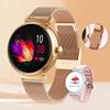 Bluetooth Call Smart Watch Screen Always Display 1.04 Inch  Screen Fashion Ladies Smartwatch Metal Body Small Screen Watch