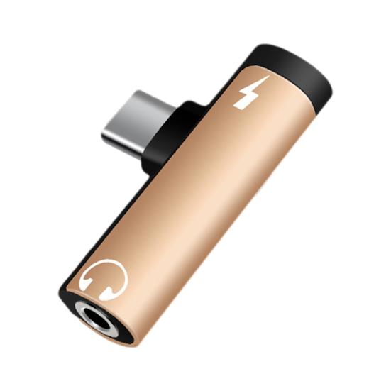 2 In1 Fast Charging High Fidelity Sound Stable Signal Plug Play Audio Adapter Type-C To 3.5mm Headphone Jack Converter Audio Accessories