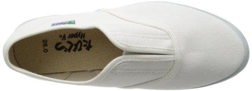 Nissin Rubber Hyper V Work Shoes, #1000, Non-Slip, Lightweight, No Toe Cap, Men's, White, Size 25