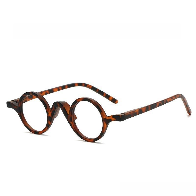 Female Designer's Gradient Color Round Reading Glasses Wavy Nose Bridge Blue Light Protection Presbyopia Glasses for Women Men