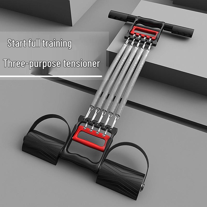 Unisex Spring Puller: Home Fitness Tool for Chest Expansion, Sit-ups, Arm Strength, Ab Workouts, and More