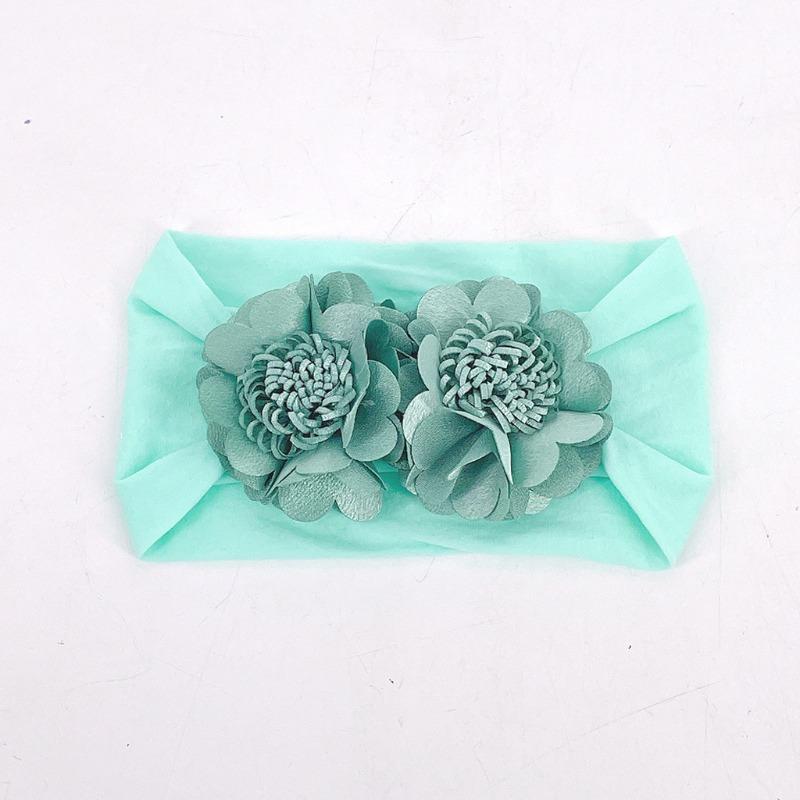 European and American Elastic Baby Headband, Cute Fabric Flower Baby Headband, Four Seasons Thin and Comfortable Baby Hair Accessories