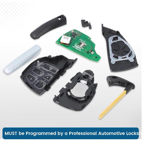 Keyecu Replacement Smart Remote Car Key Fob for GMC Sierra 1500 2500 3500 -2024 YG0G21TB2 13548437 13548440 433MHz 5Buttons