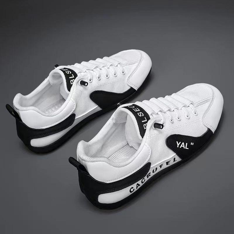 Herrenschuhe 2025 neue Sommer Mesh Forrest Gump Sport-Board-Schuhe Laufschuhe Herren Freizeit weiße Schuhe Ein-Pedal-Board-Schuhe