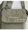 Women's Nylon Canvas Crossbody Handbag - Mini & Lightweight for Autumn/Winter