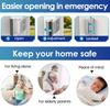 2/3Pcs Child Proof Door Lock Aluminum Alloy Home Security Lock Additional Door Reinforcement Lock for Home Bedroom Study Door