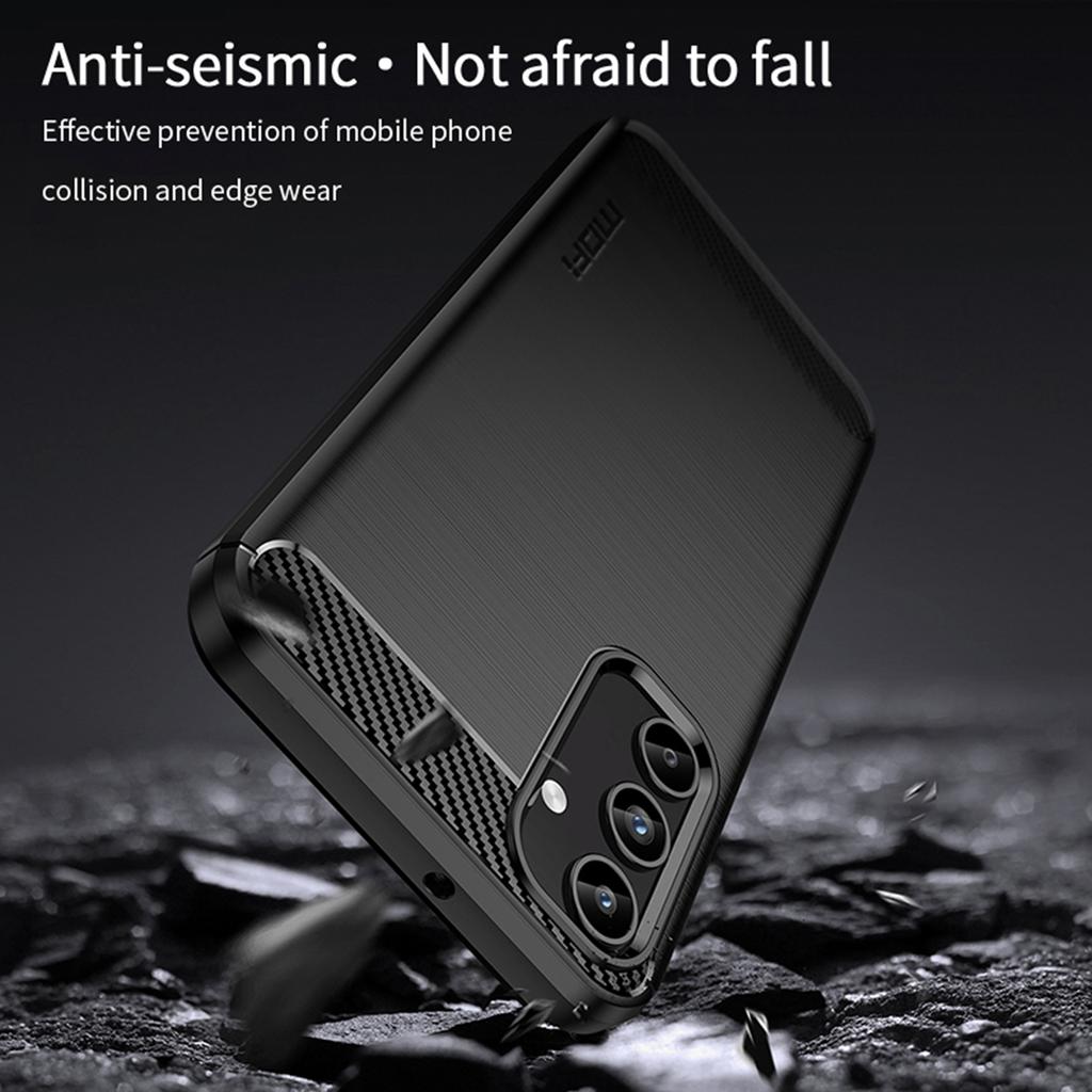 MOFI JK TPU Series-1 For Samsung Galaxy A15 4G Case Carbon Fiber Texture Phone Cover TPU Shell