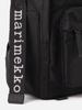 Marimekko Zip Top Backpack Solid Backpack Women's 52152249293325 F Black