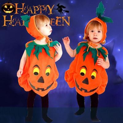 Baby-Kürbis-Kostüm, ärmellos, Strampler, Overalls, Halloween, Kürbis-Overalls, Baby-Halloween-Kostüm