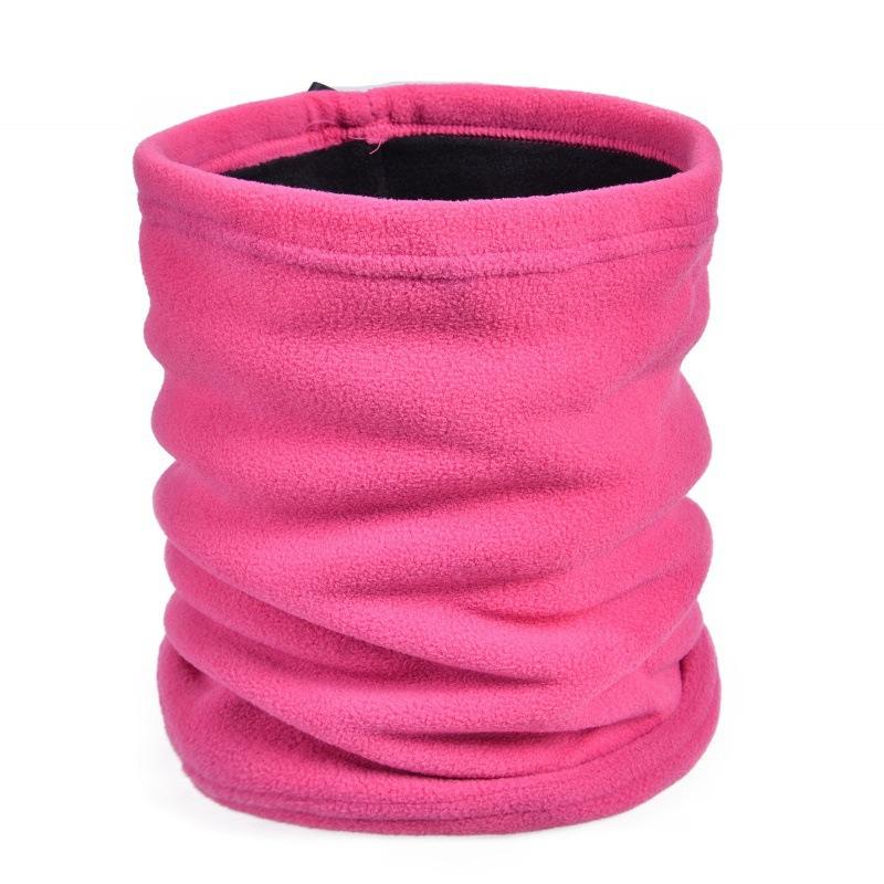 Men's and Women's Outdoor Sports Fleece Scarf Riding Mask Multi-functional Pull Rope Fleece Neck Cover