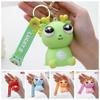 Unique Decompression Toy Keychain Little Dragon Big Eyes Fidget Toy New Squeeze Dragon Doll