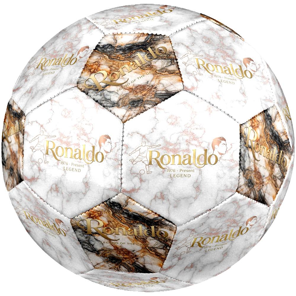 Ronaldo's Legendary Journey Soccer Ball Size 5 Football Machine Sewn Indoor/Outdoor Training and Matches perfect gift for sports enthusiasts