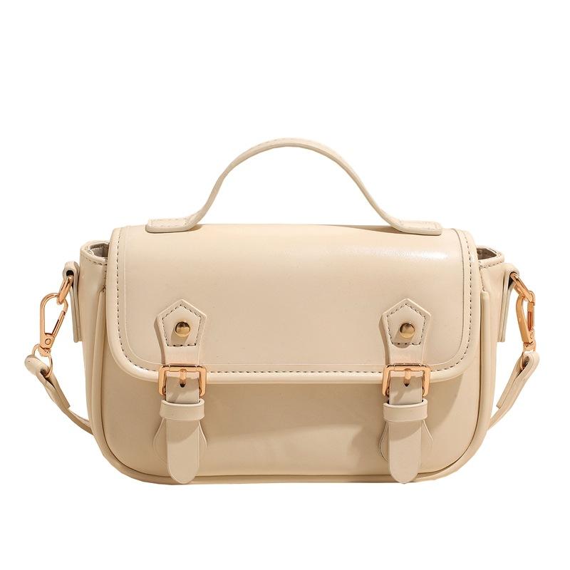 Korean Version of the New Fashion Portable Small Square Bag Women's 2025 Spring Niche Simple Shoulder Bag High-end Messenger Women's Bag